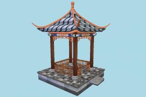 Pavilion pavilion, tent, chinese, summer, small, house, build, structure